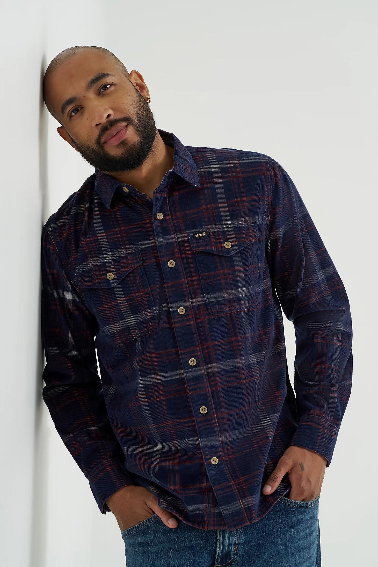Men's Corduroy Shirt | Men's SHIRTS | Wrangler® Product Image