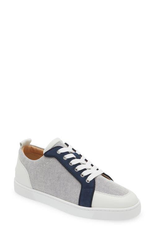 Mens Rantu Colorblock Leather Low-Top Sneakers Product Image