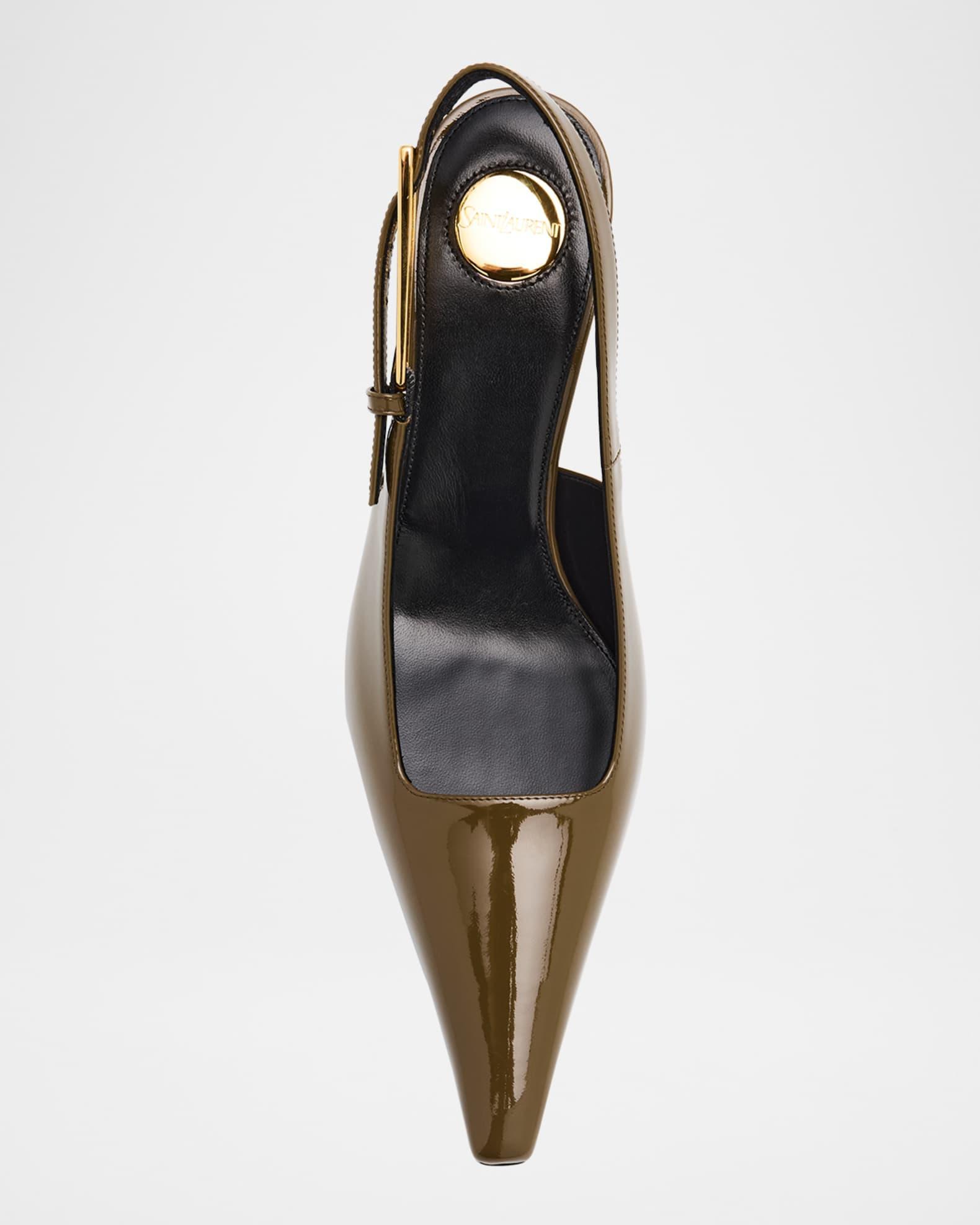 Lee Glossy Slingback Pumps Product Image