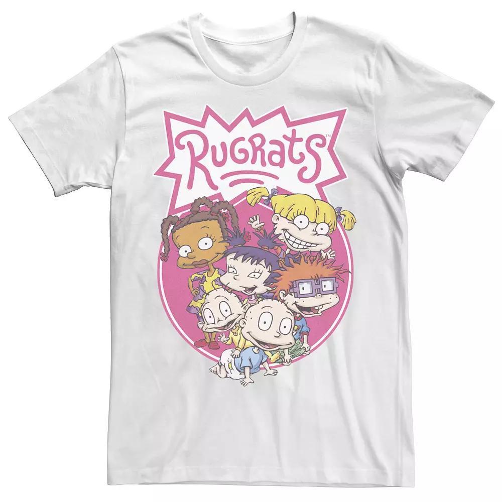 Men's Rugrats Circle Group Logo Tee, Size: XL, White Product Image