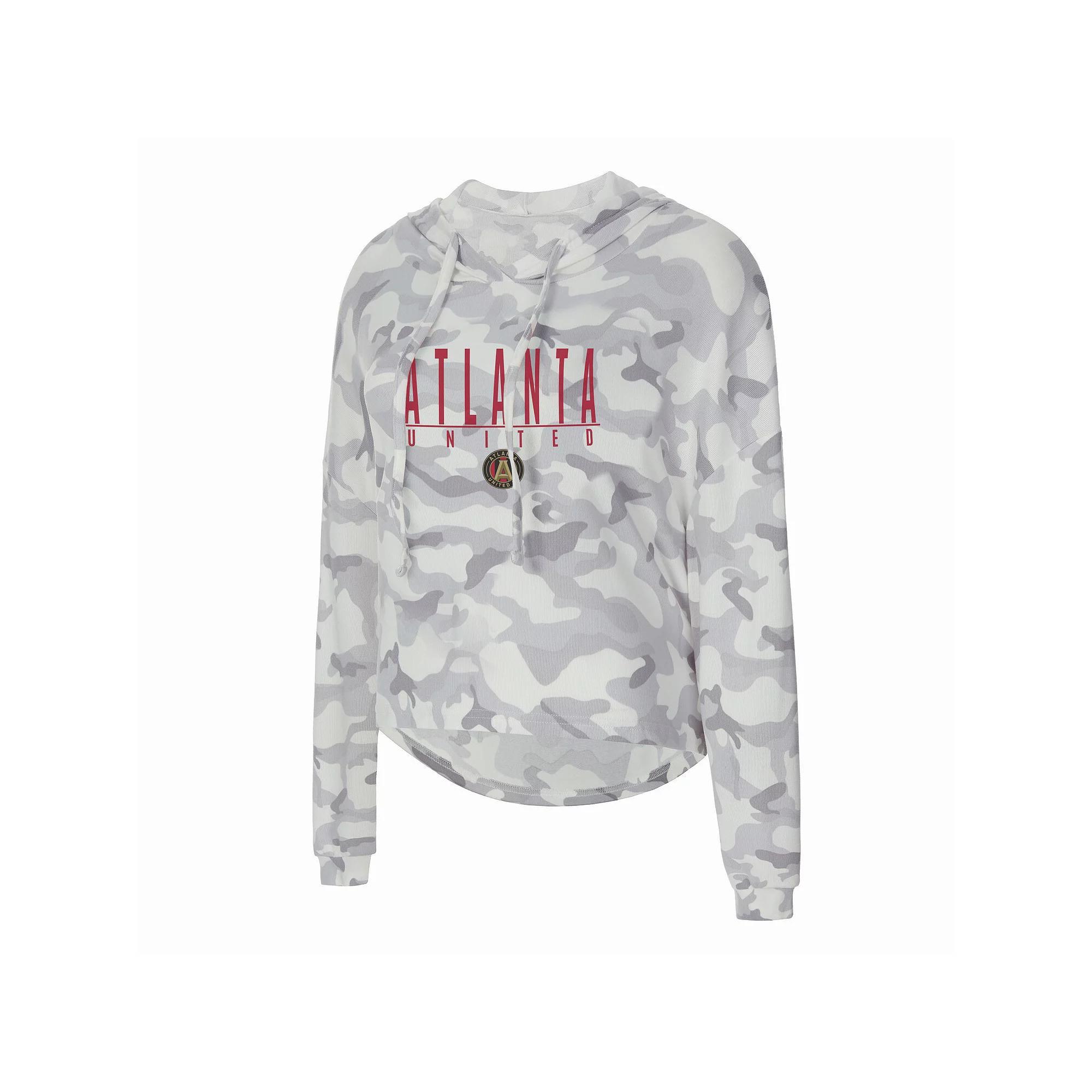 Women's Concepts Sport Gray Atlanta United FC Composite Hoodie T-Shirt, Size: Small, Atu Grey Product Image