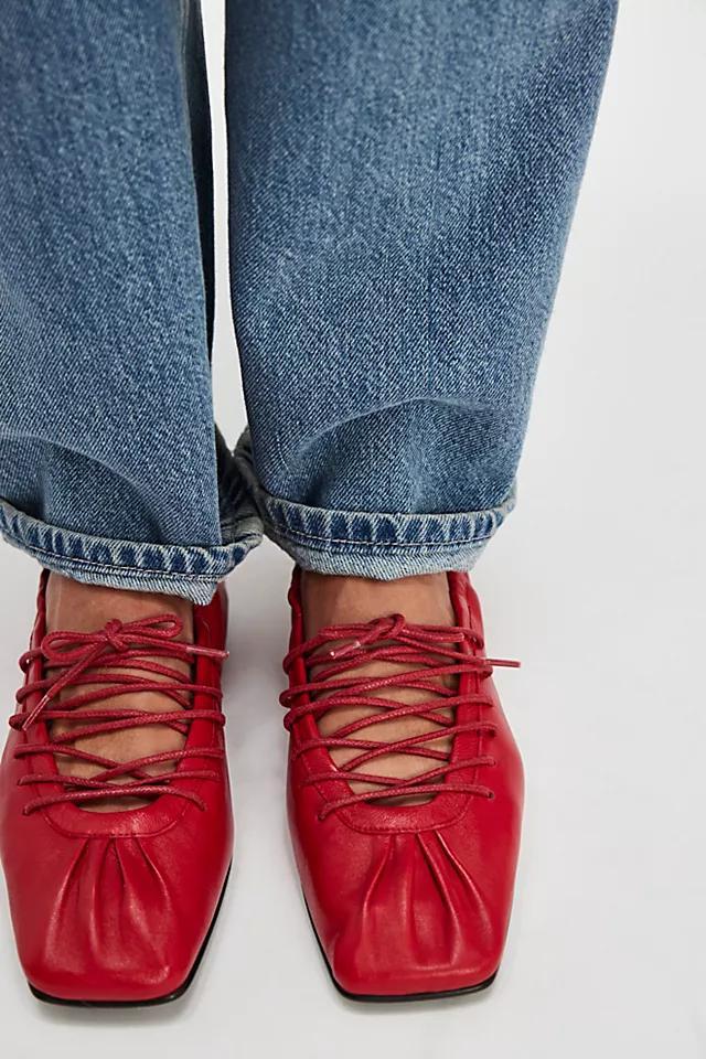 Aureline Lace-Up Flats Product Image