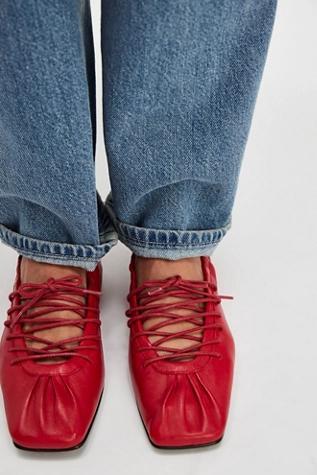 Aureline Lace-Up Flats Product Image