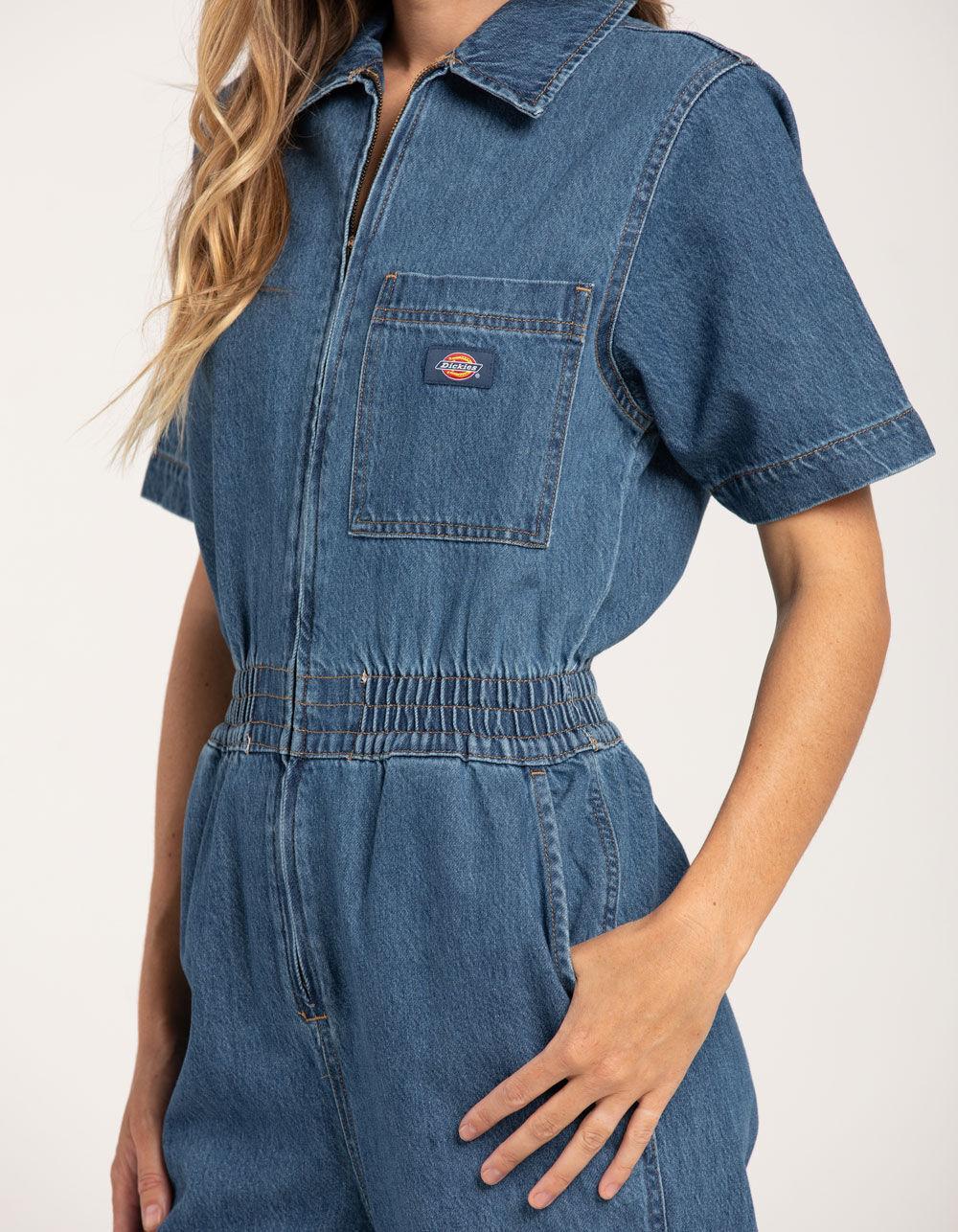 DICKIES Houston Womens Coveralls - DENIM Product Image