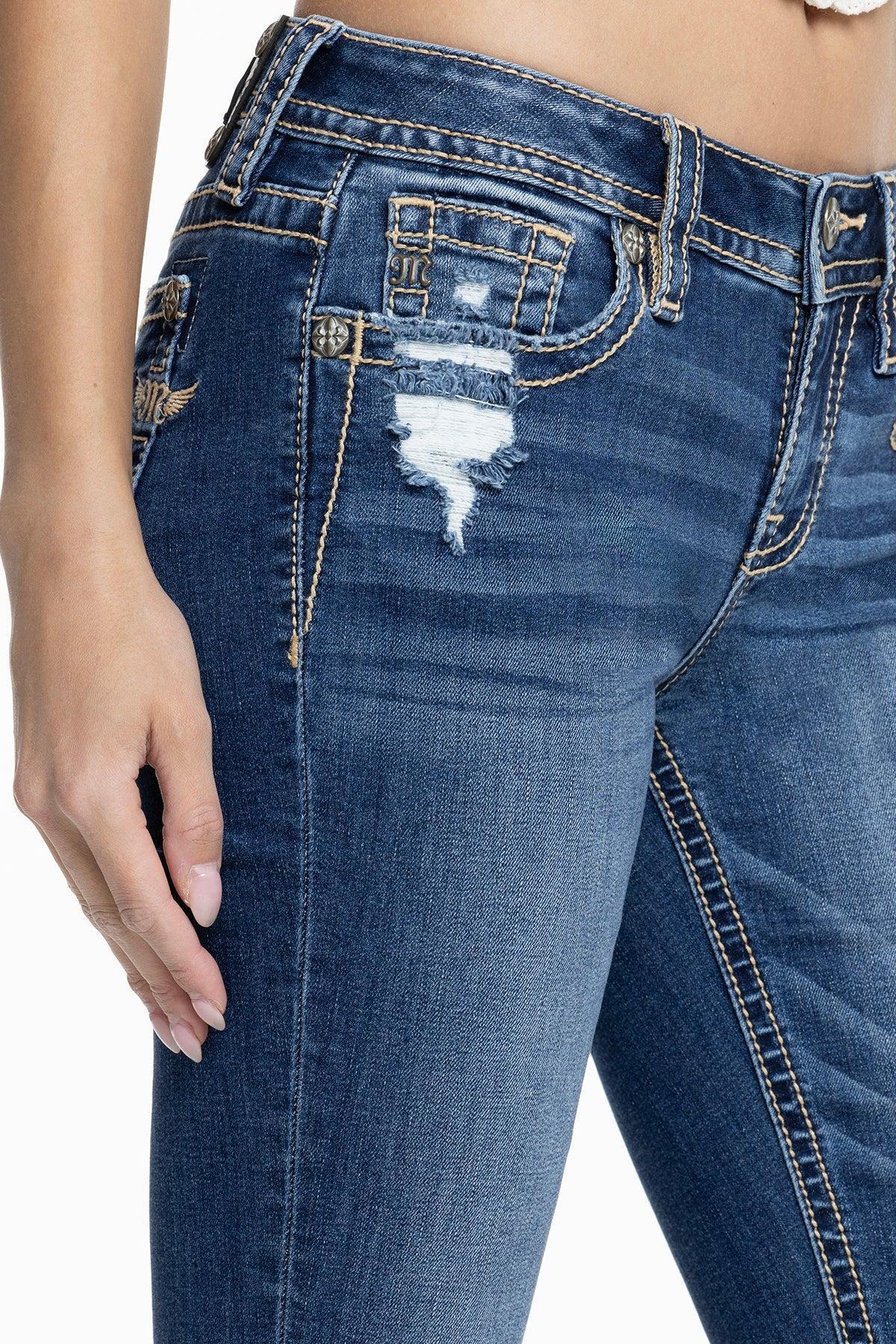Noa Jane Cropped Skinny Jeans Product Image