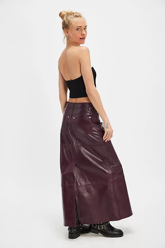 Stand Studio Francie Leather Skirt Product Image