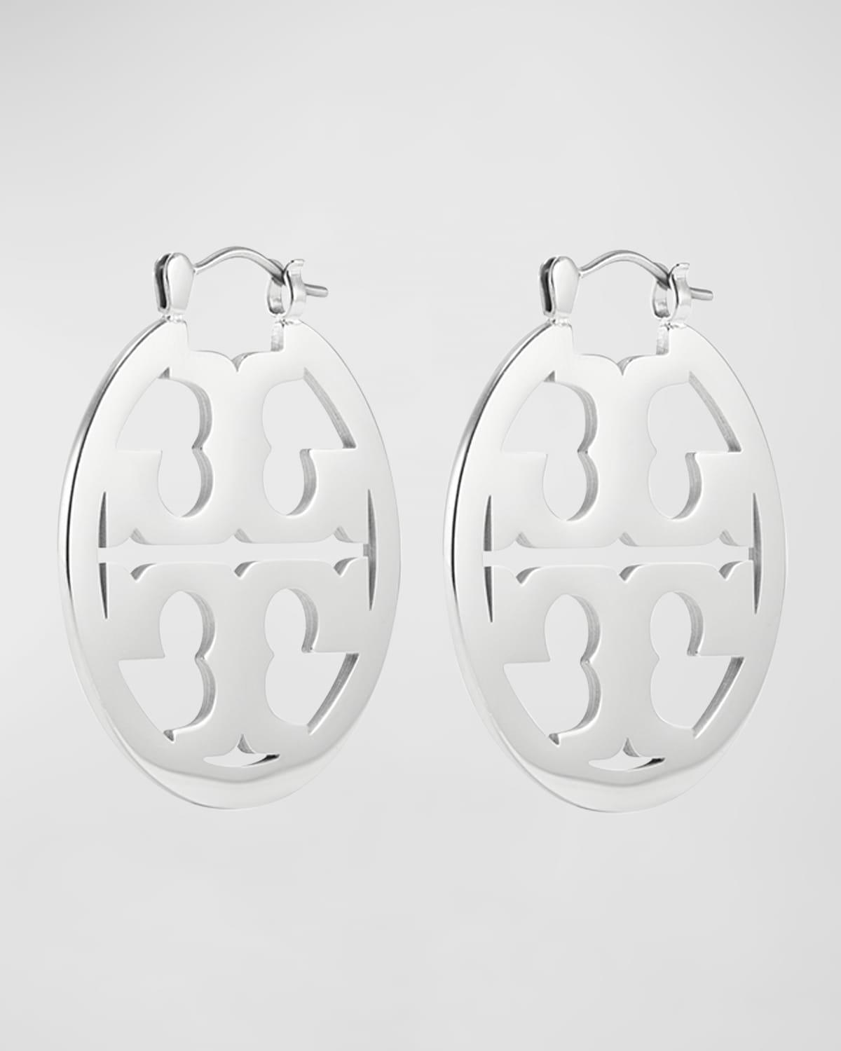 Tory Burch Miller Small Hoop Earrings Product Image