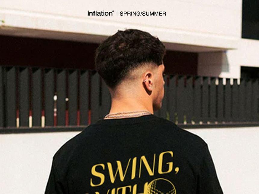 Cooling Quick-Dry Lettering T-Shirt Product Image