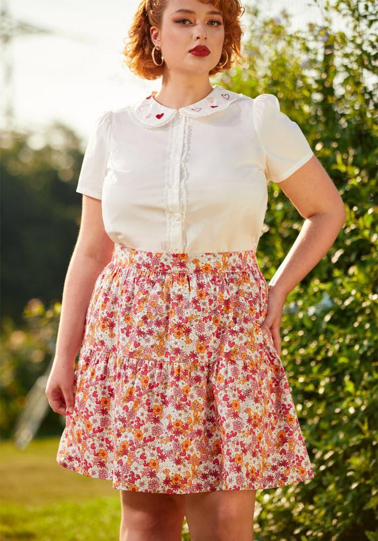 Dolls On Parade Tiered Skirt Product Image