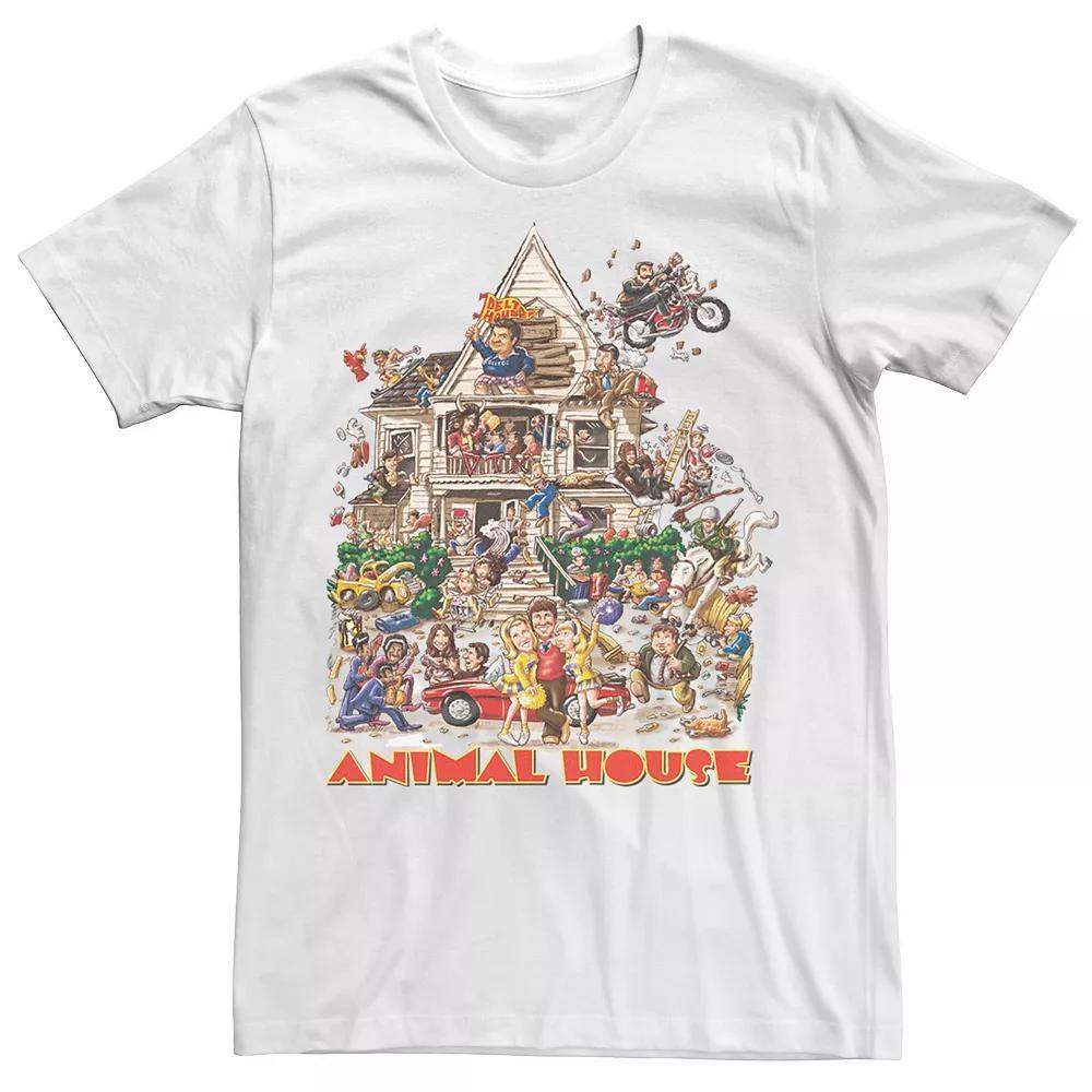 Men's Animal House Wild Rager Tee, Size: XXL, White Product Image