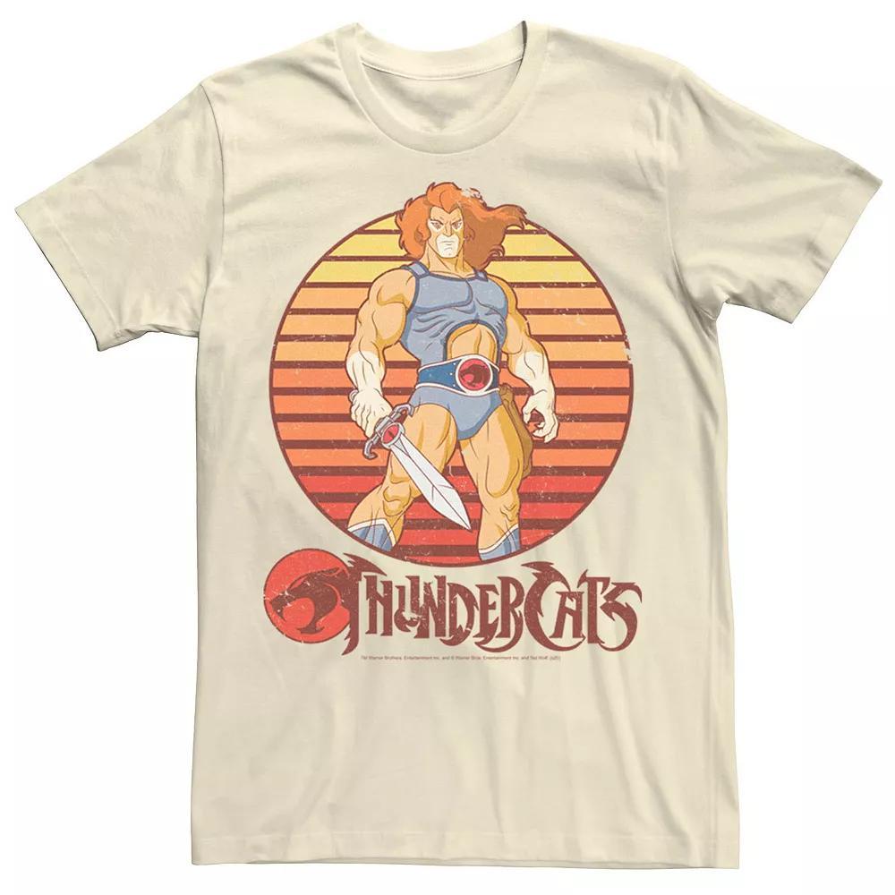 Men's ThunderCats Lion-O Retro Sunset Tee, Size: Medium, Natural Product Image