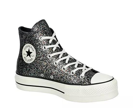 Converse All Star Lift Womens Shinefetti Platform High-Top Sneakers Product Image