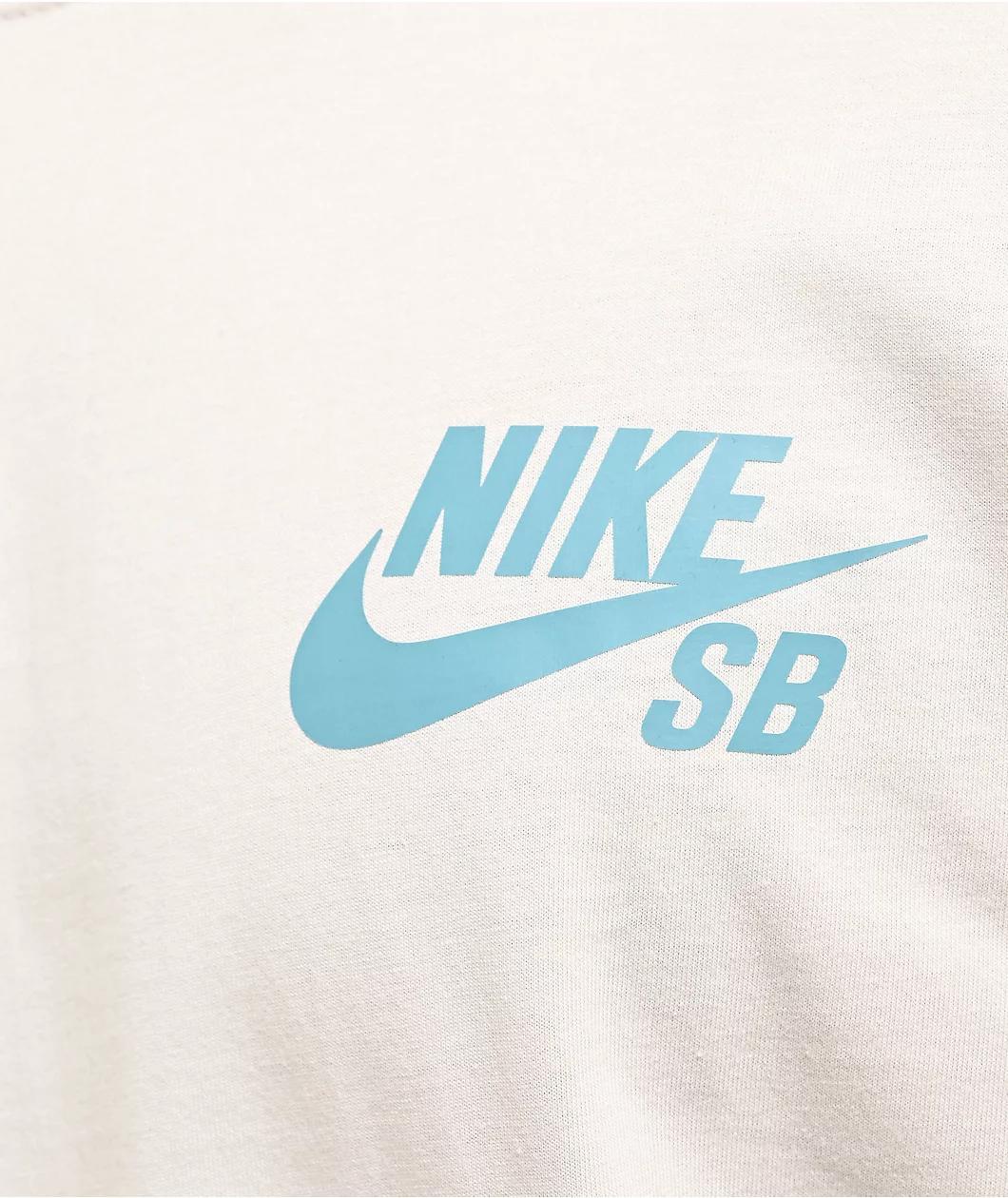 Nike SB Logo Light Orewood T-Shirt Product Image