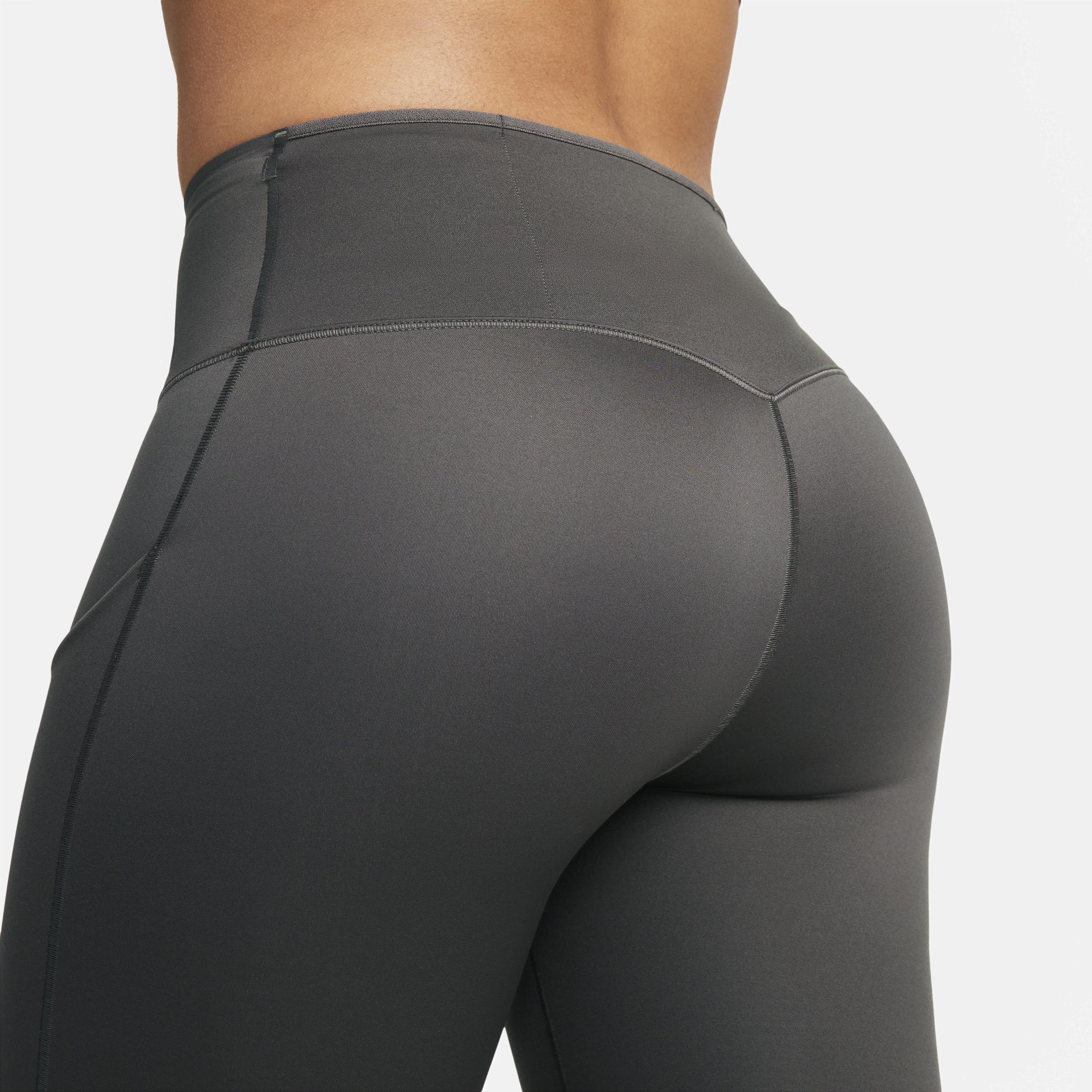 Nike Womens Go Firm-Support Mid-Rise Cropped Leggings with Pockets Product Image