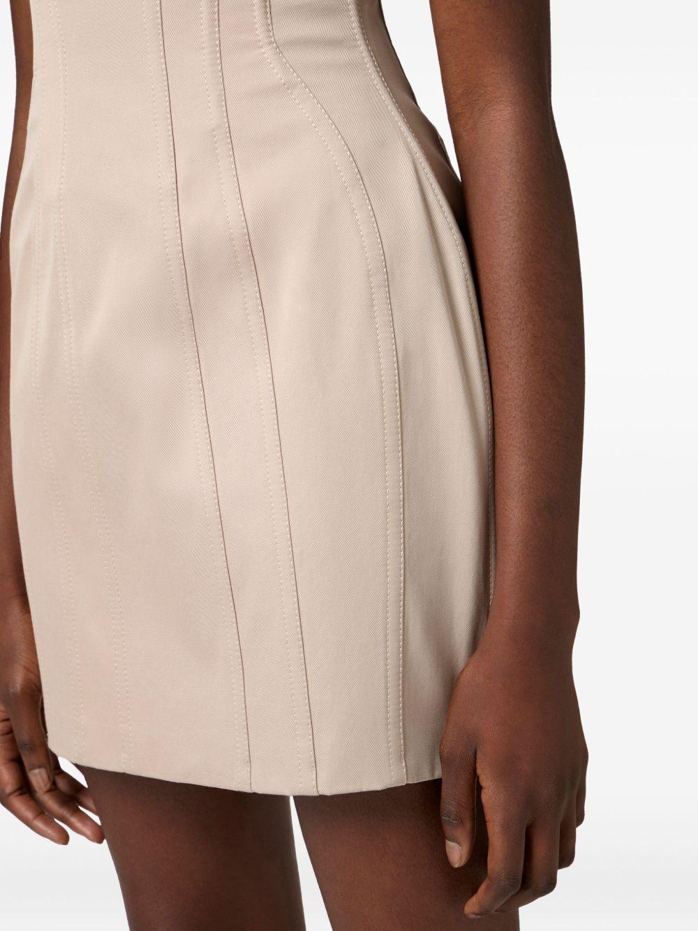 bustier seam-detail mini dress Product Image