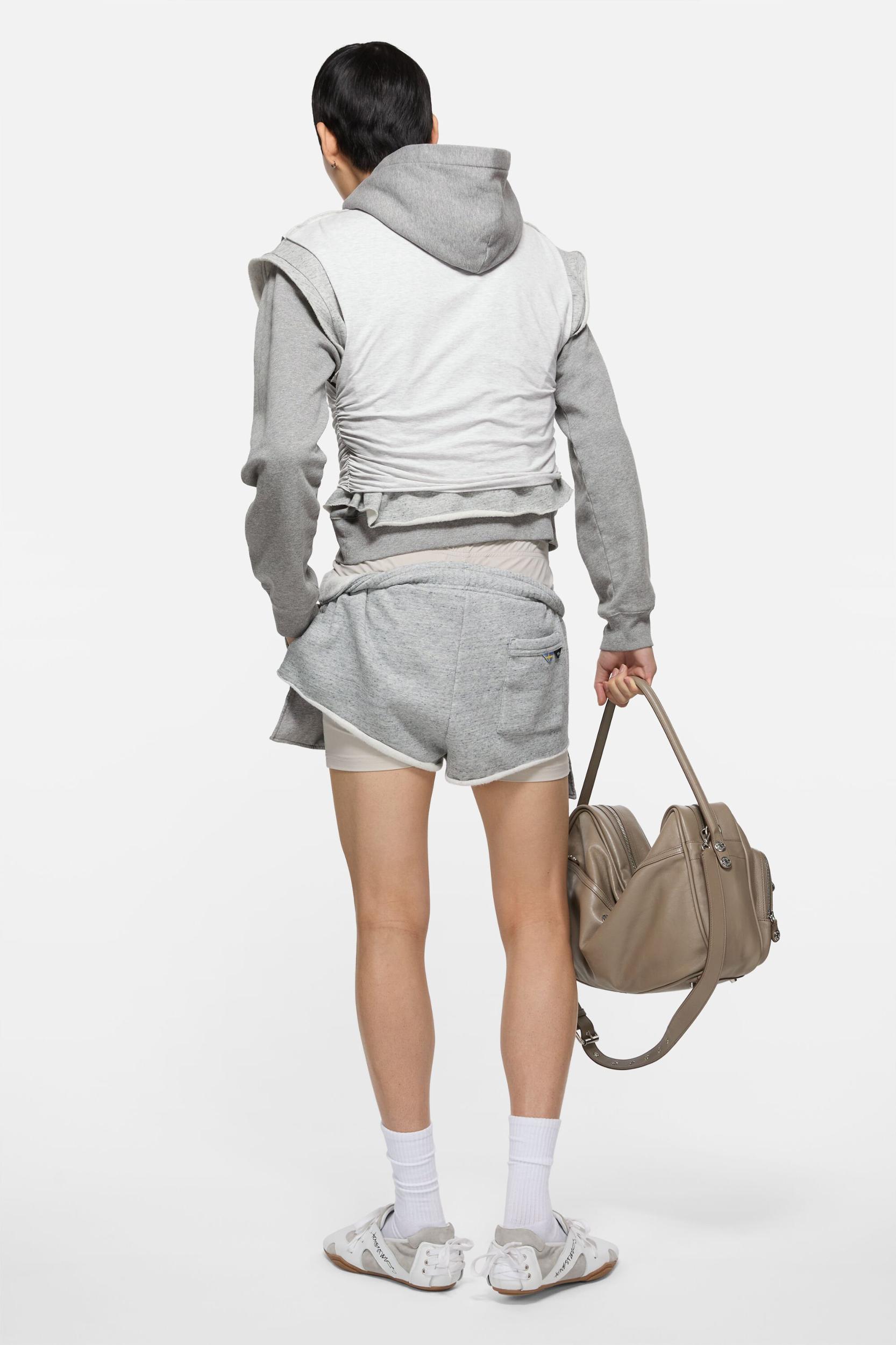 Layered fleece shorts Product Image