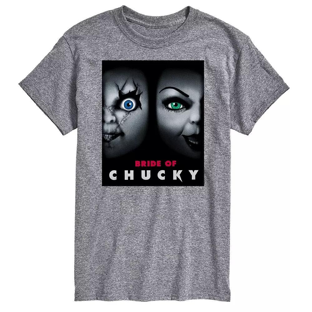 Big & Tall Chucky Bride Of Chucky Graphic Tee, Mens Product Image