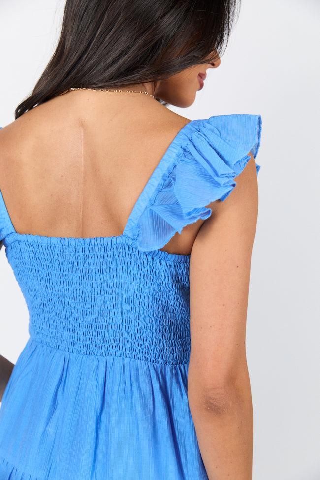 Change My Tune Rust Square Neck Solid Romper Dress Product Image