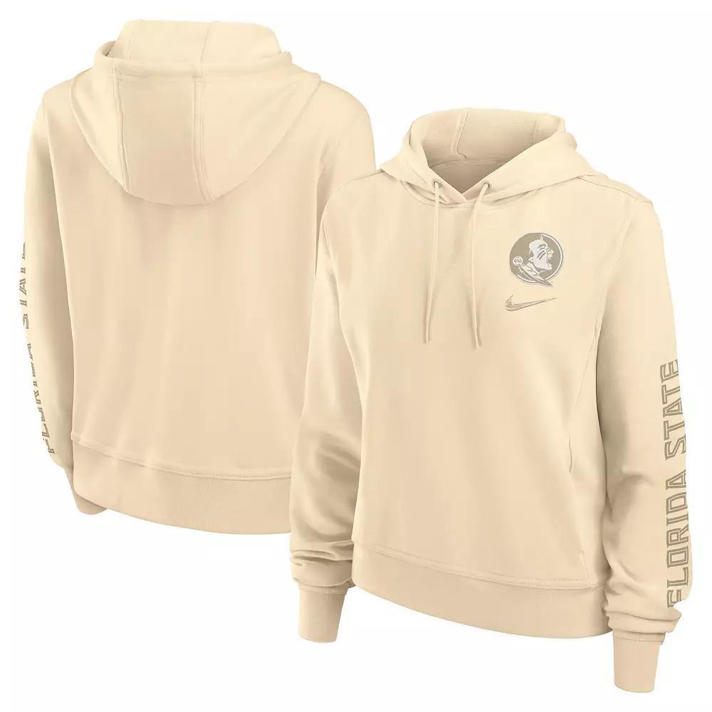 Women's Nike Tan Florida State Seminoles One Performance Pullover Hoodie, Size: 2XL, Team Product Image