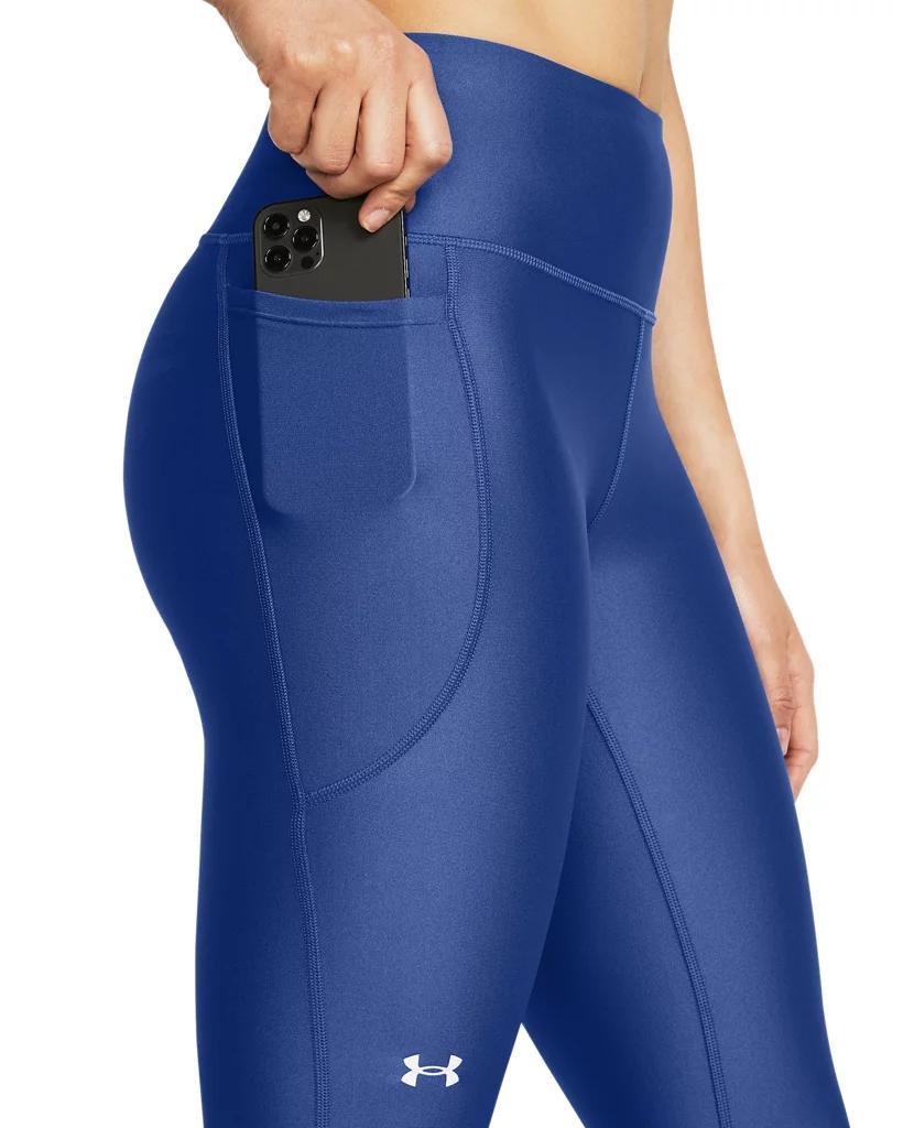 Women's Under Armour Tech High-Waisted Leggings, Size: XS Tall, Tech Blue Product Image