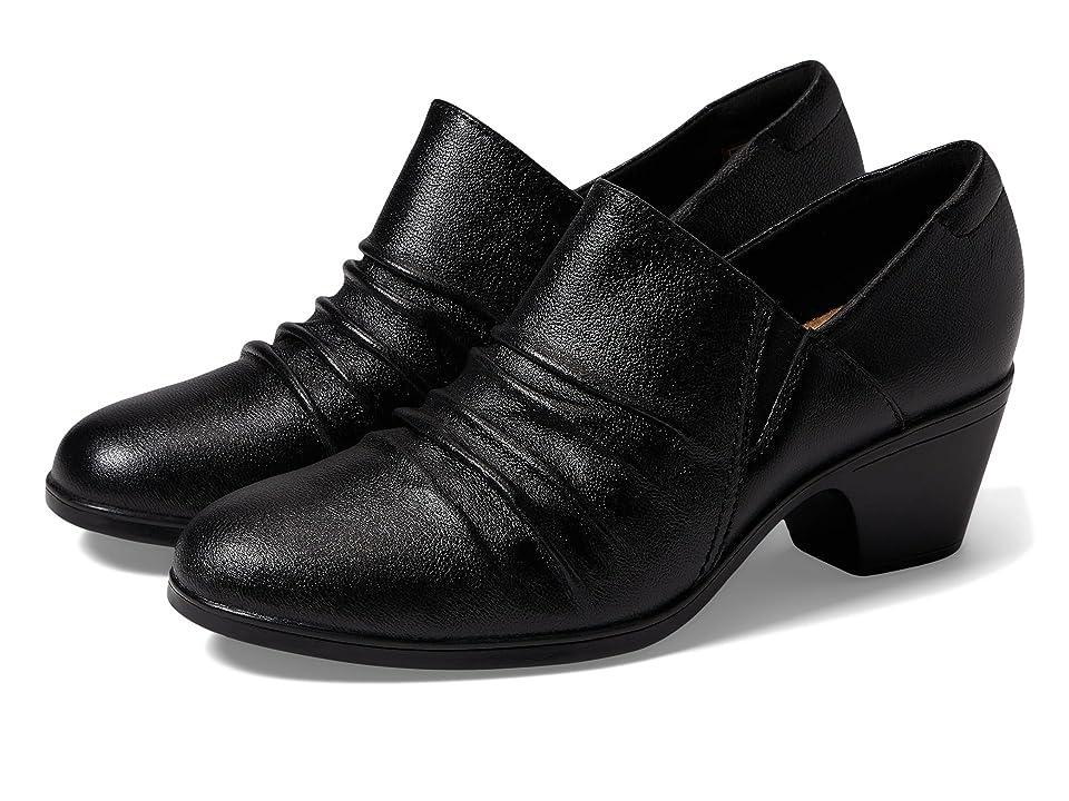 Clarks® Emily2 Cove Women's Leather Pumps, Size: 11 Wide, Black Product Image