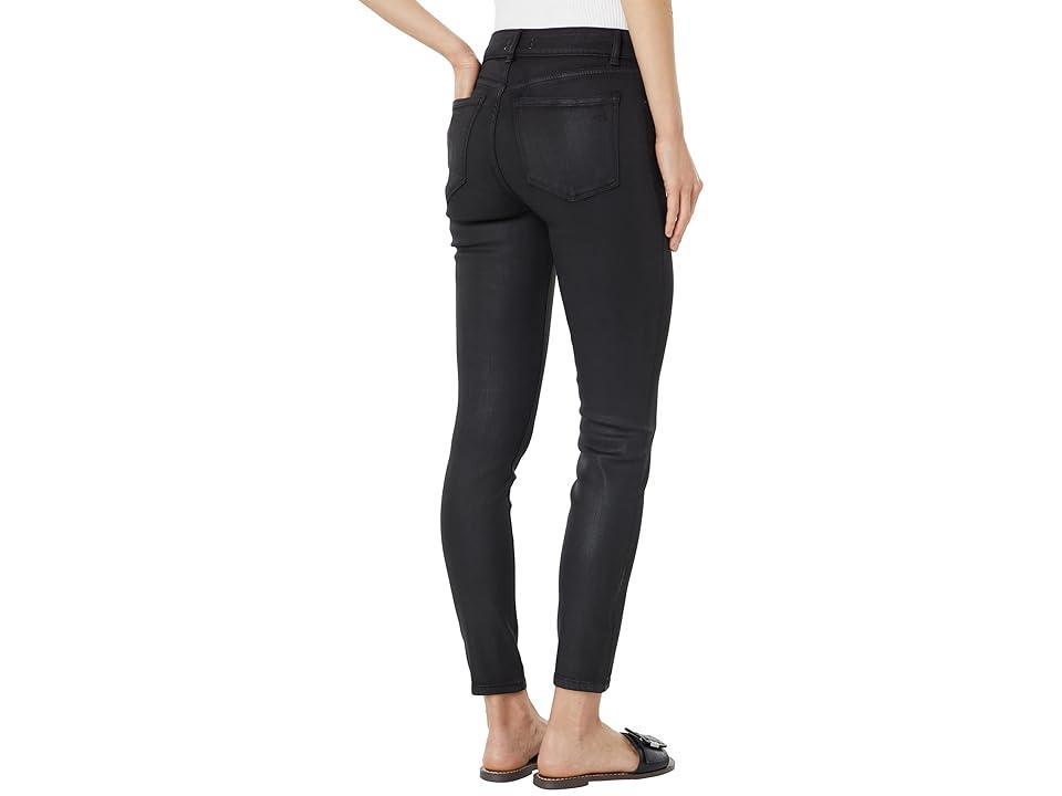 DL1961 Florence Skinny Mid-Rise Instasculpt Ankle in Medina Coated Ultimate (Medina Coated Ultimate) Women's Jeans Product Image