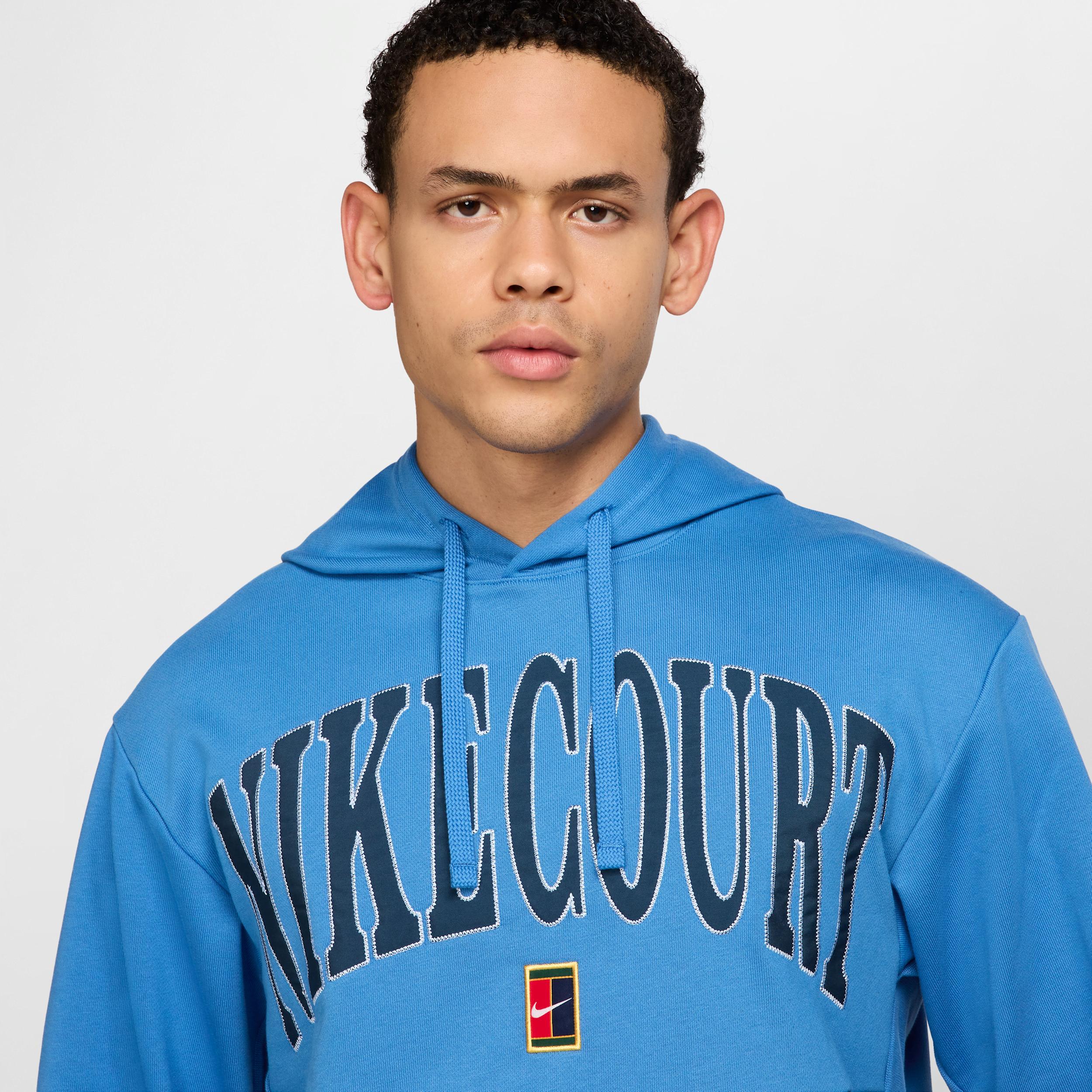 Nike Men's Court Heritage Dri-FIT Fleece Tennis Hoodie Product Image