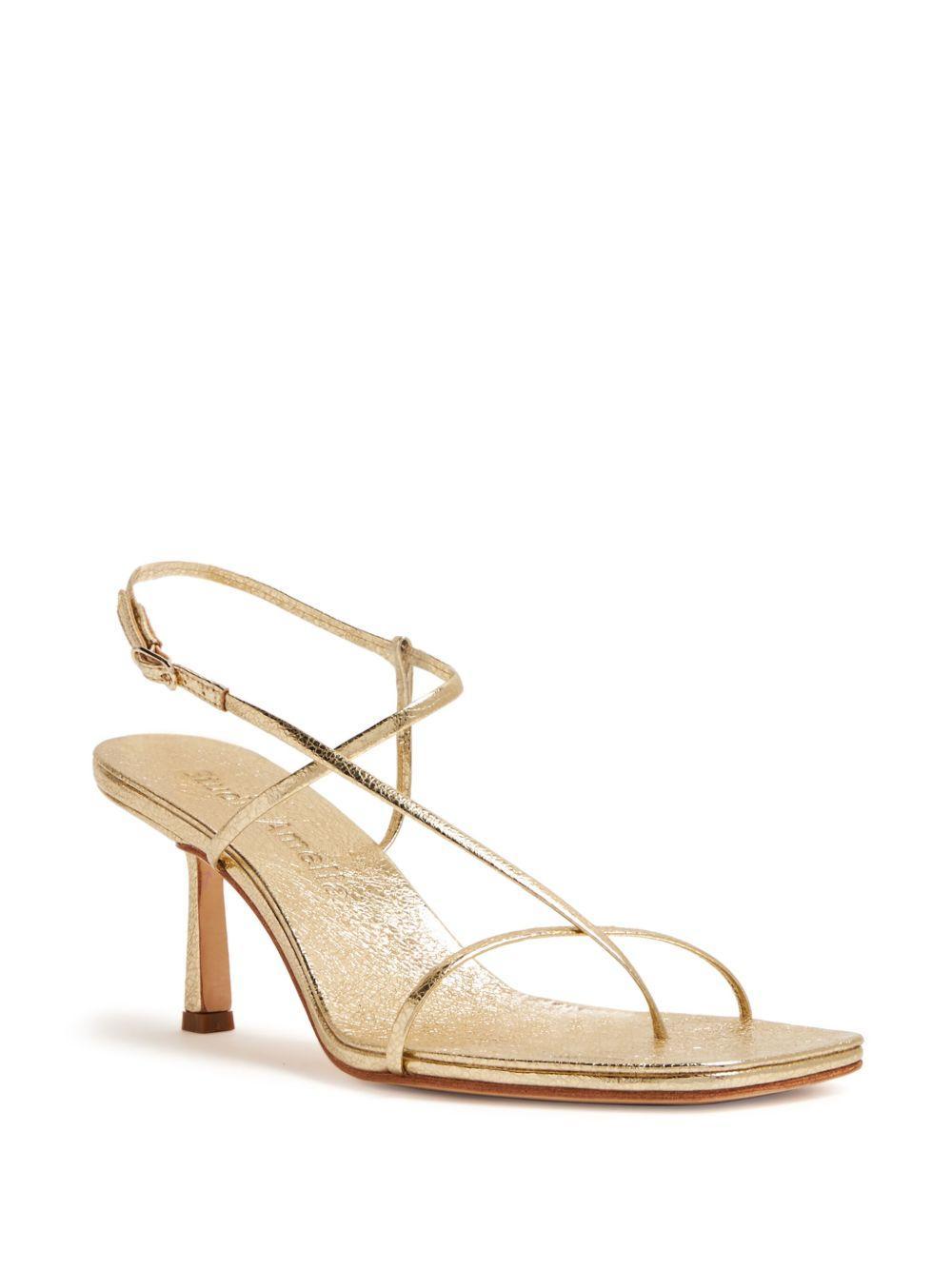 Cross Front 70mm laminated-leather sandals Product Image