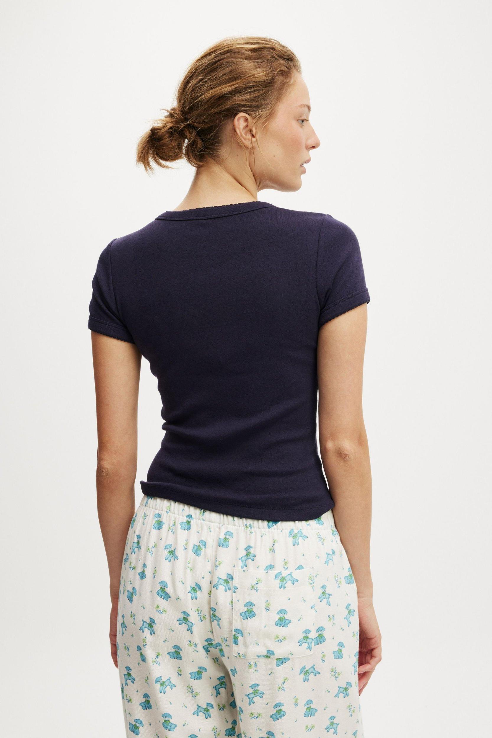 Pointelle Sleep Tee Product Image