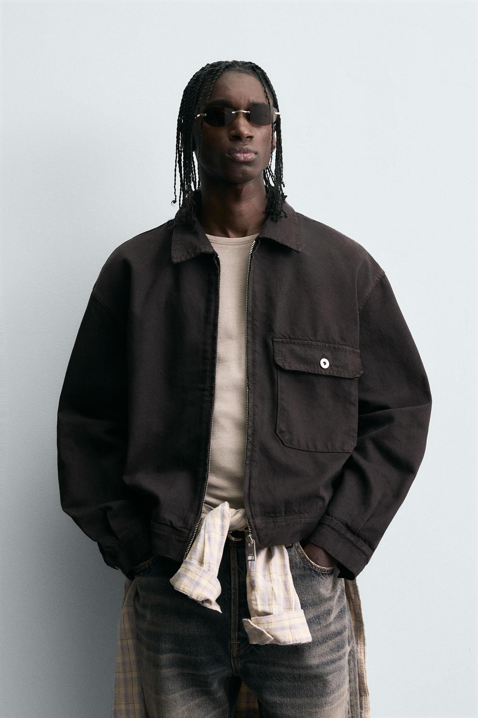 RELAXED FIT DENIM JACKET Product Image