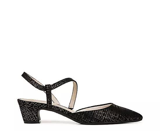 LifeStride Minimalist Women's Slingback Pumps, Size: 9.5, Silver Shimmer Product Image