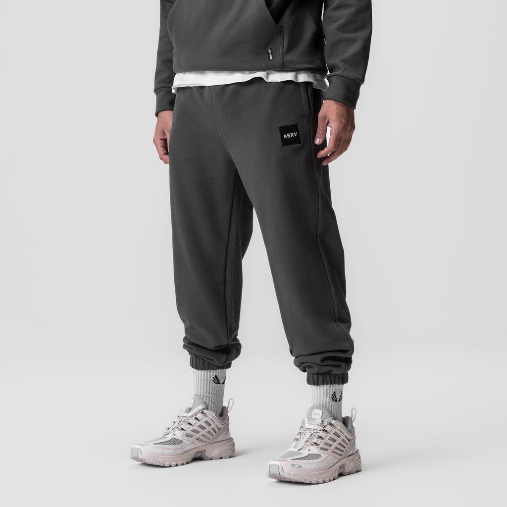 0655. Tech-Terry™ Oversized Sweats - Black "Patch" Product Image