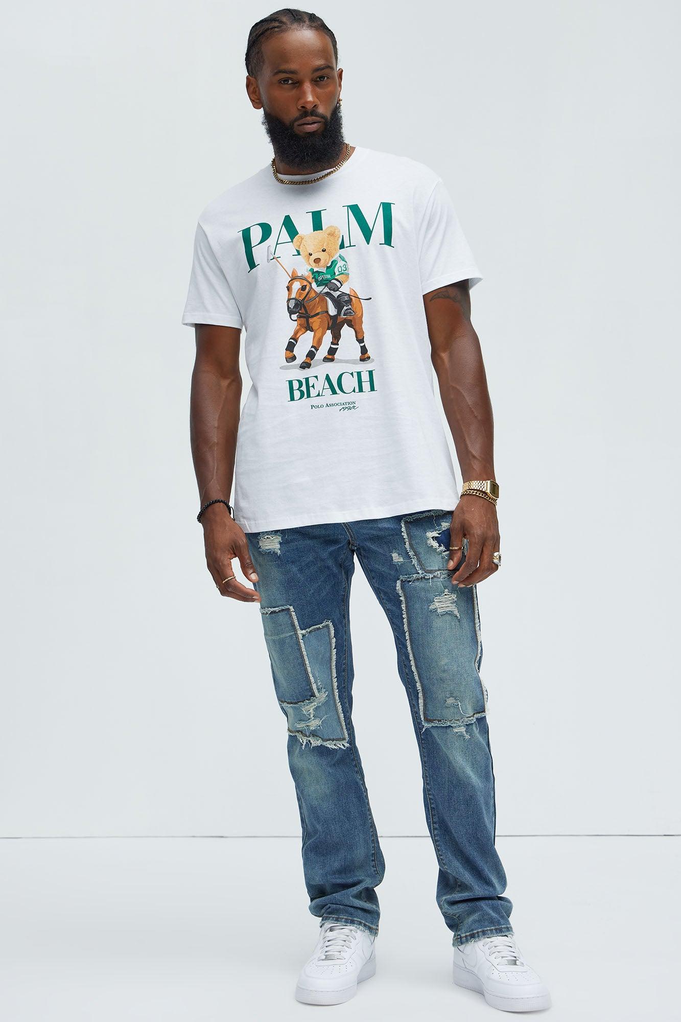 Palm Beach Polo Short Sleeve Tee - White Product Image