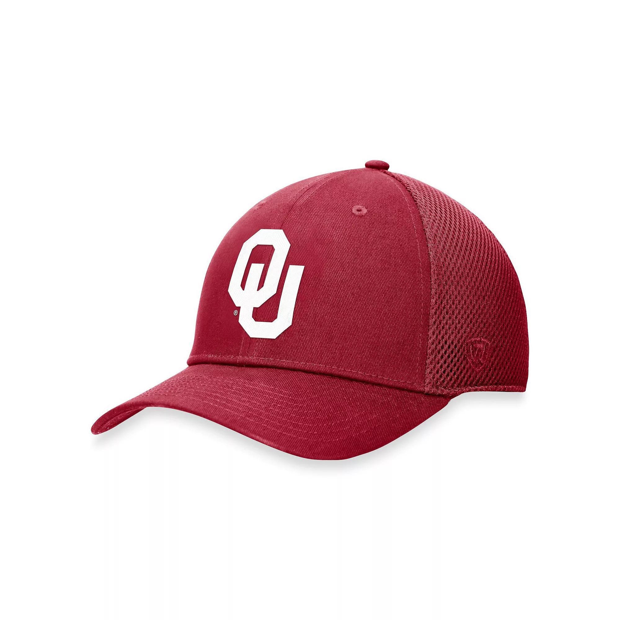 Men's Top of the World Crimson Oklahoma Sooners Spacer Flex Hat, Size: Small/Medium, Red Product Image