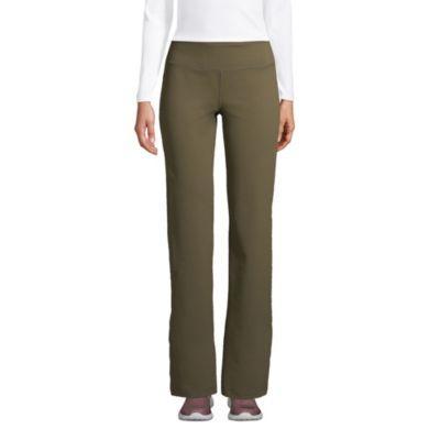 Women's Lands' End Active UPF 50 Yoga Pants, Size: XS Tall, Green Moss Product Image
