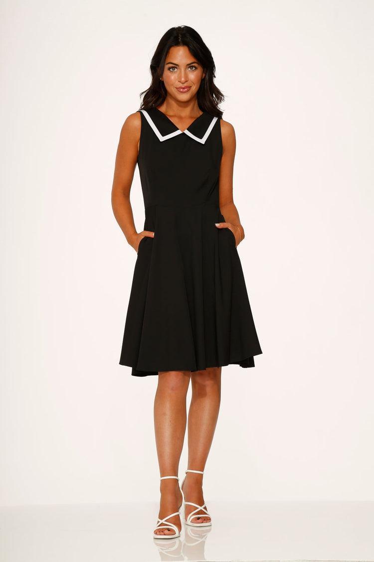 Black & White Swing Dress Product Image