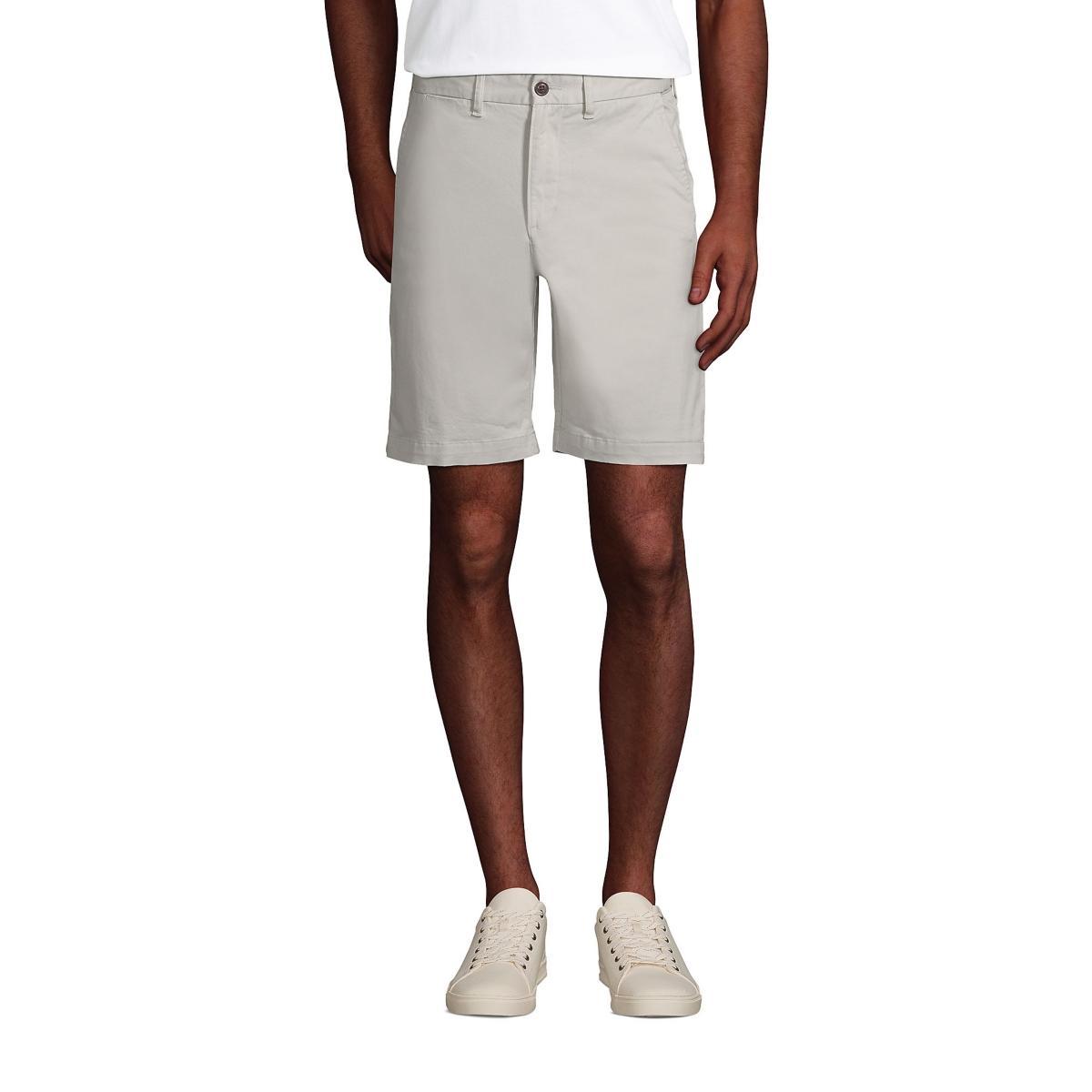 Men's Lands' End 9-inch Comfort-Waist Comfort-First Knockabout Chino Shorts, Size: 44, Soft Pink Product Image