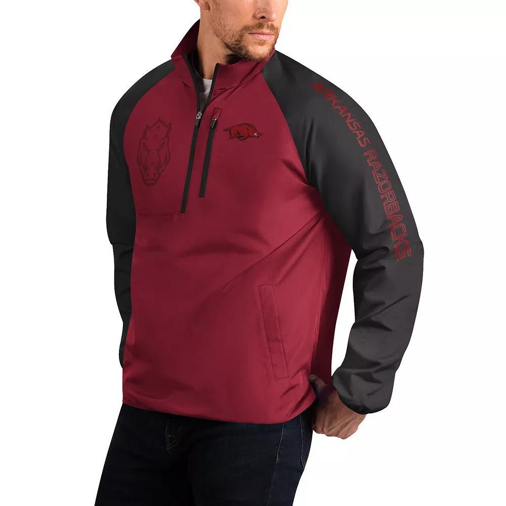 Men's G-III Sports by Carl Banks Orange Clemson Tigers Point Guard Raglan Half-Zip Jacket, Size: Small Product Image