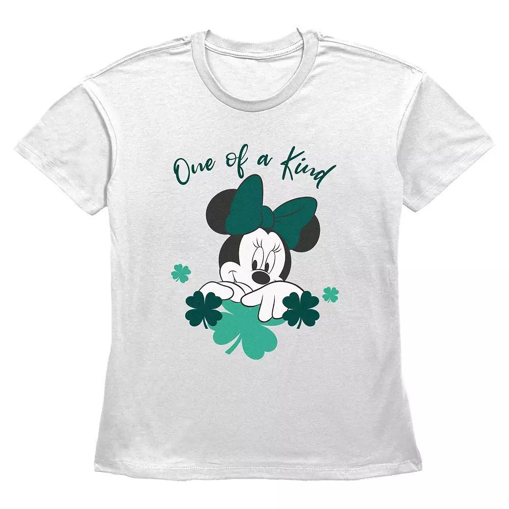 Disney's Minnie Mouse One Of A Kind Women's Graphic Tee, Size: XS, White Product Image