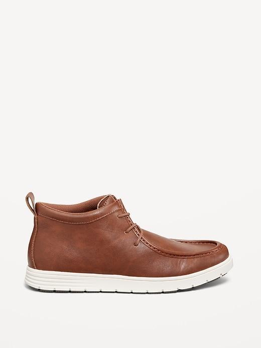 Faux-Leather Deck Boots Product Image