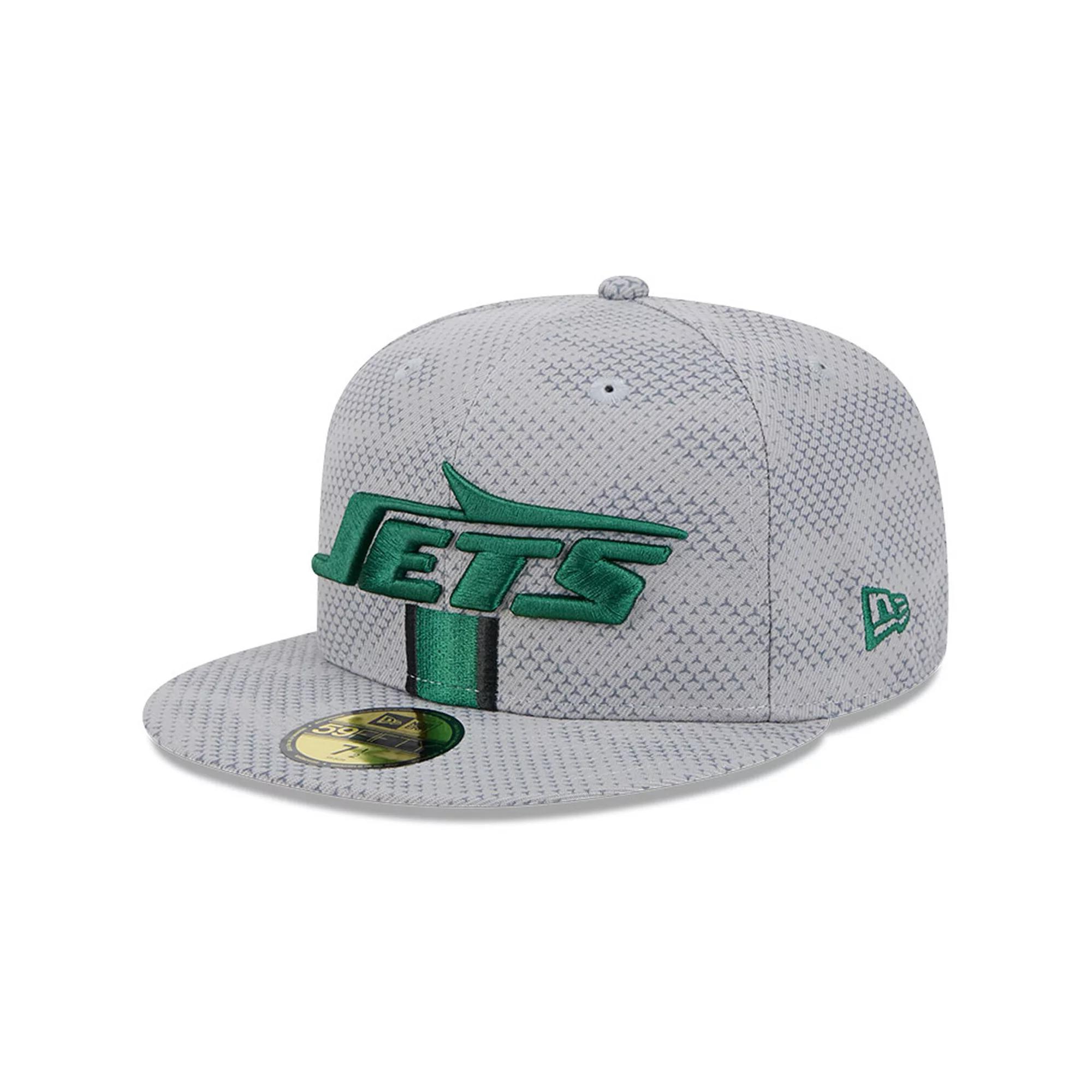 Men's New Era Gray New York Jets 2024 Sideline 59FIFTY Fitted Hat, Size: 6 7/8, Grey Product Image