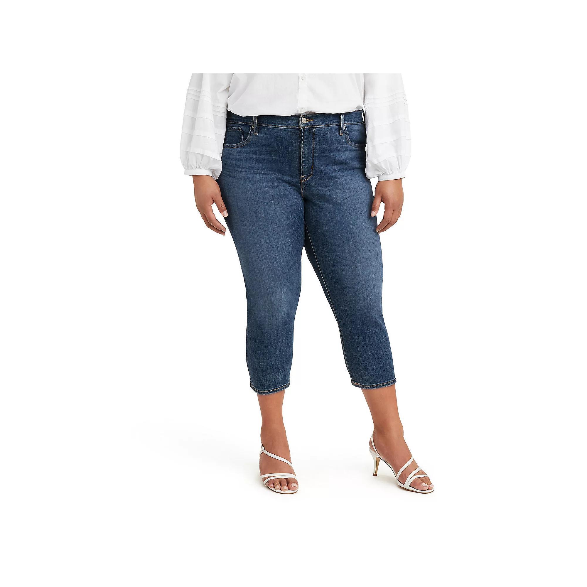 Plus Size Levi's® 311 Shaping Capris, Women's, Size: 18 W, Lapis Amidst Product Image