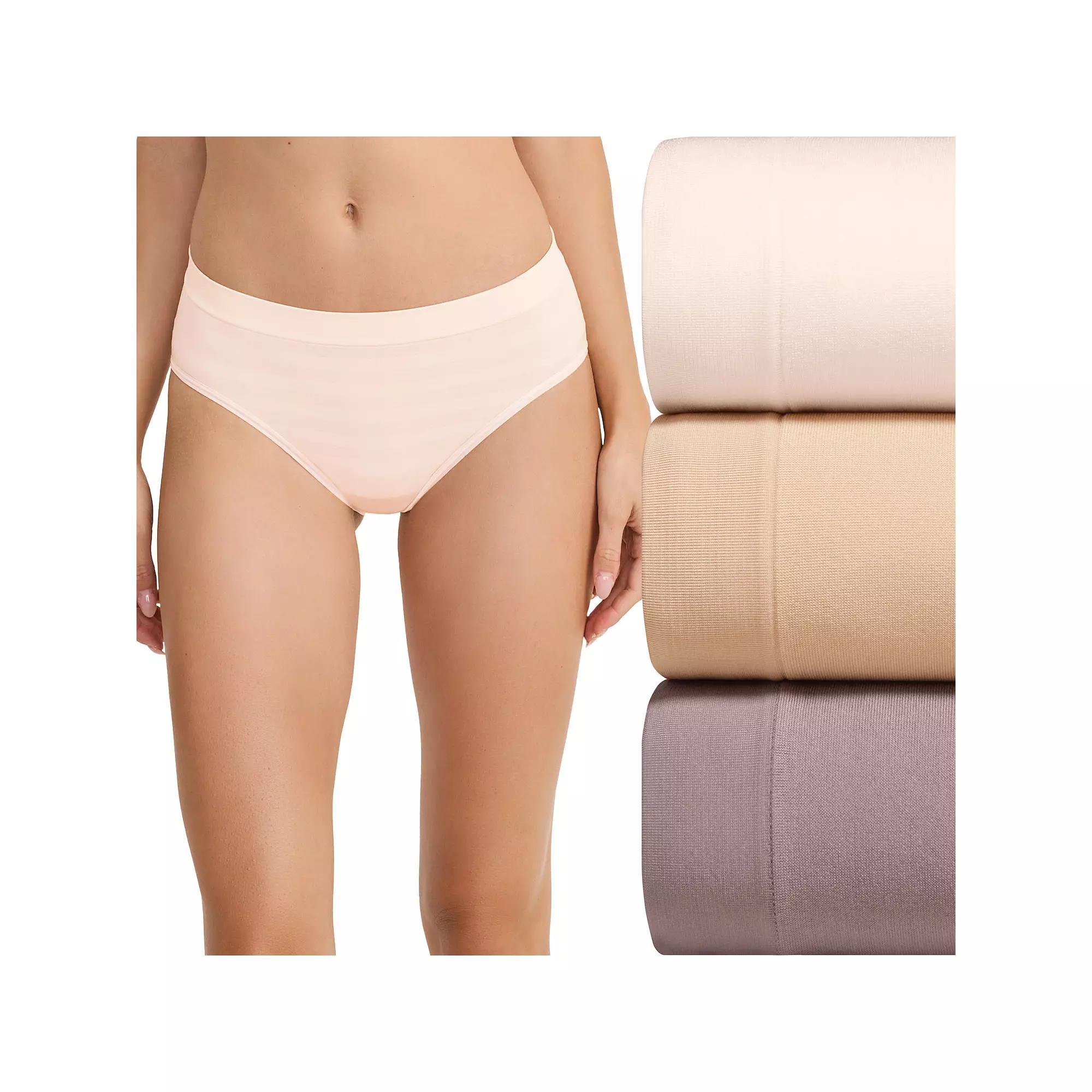 Women's Jockey® Seamfree® 3-pk. Hi-Cut Panty 4392, Size: XL, Cosmetic Team Product Image