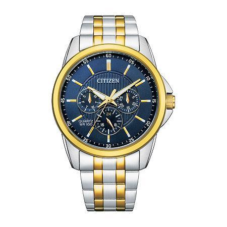 Citizen Mens Two-Tone Stainless Steel Watch - BI1036-57L Gold Silver Product Image