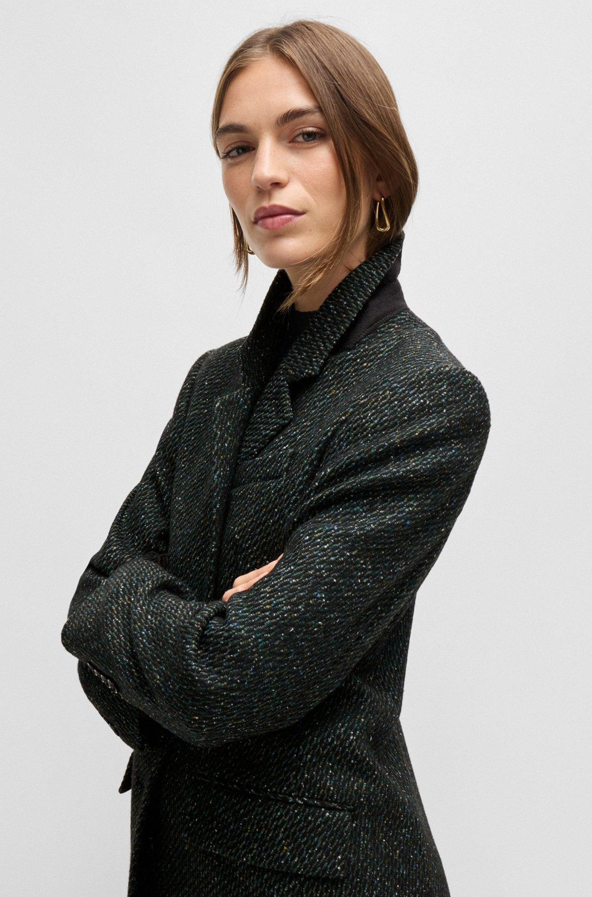Formal coat with micro structure Product Image