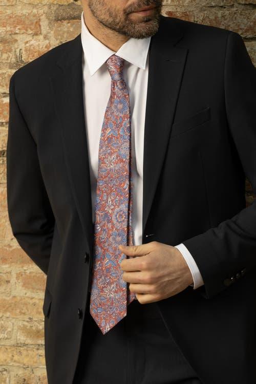 Elizabetta Cortina - Silk Jacquard Tie for Men in Royal Blue at Nordstrom Product Image