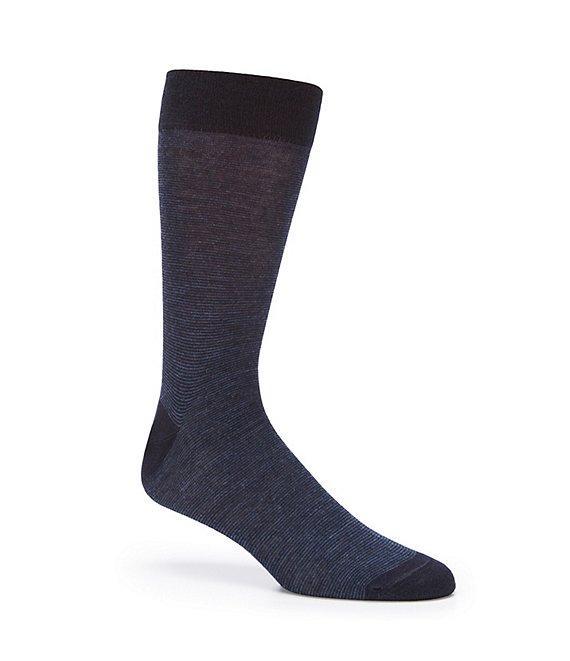 Cremieux Micro Stripe Crew Dress Socks Product Image