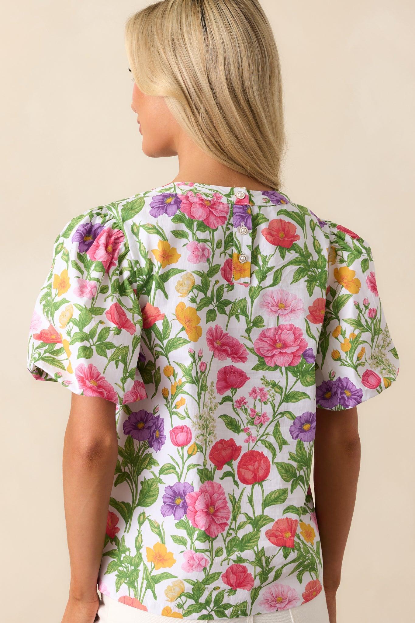 Lane Secret Garden Floral Cotton Top Product Image