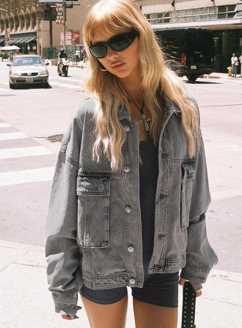 Kier Oversized Denim Jacket Product Image