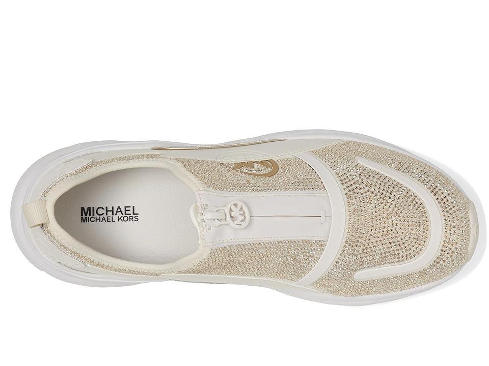 MICHAEL Michael Kors Sami Zip Trainer (Cream) Women's Shoes Product Image